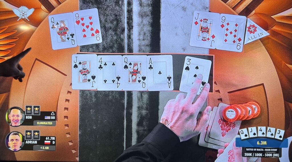 2025 Battle of Malta Spring Edition Last hand
