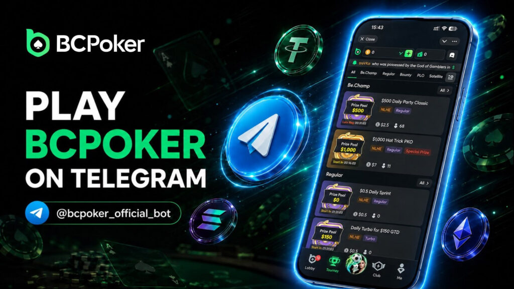 BCPoker Telegram Banner