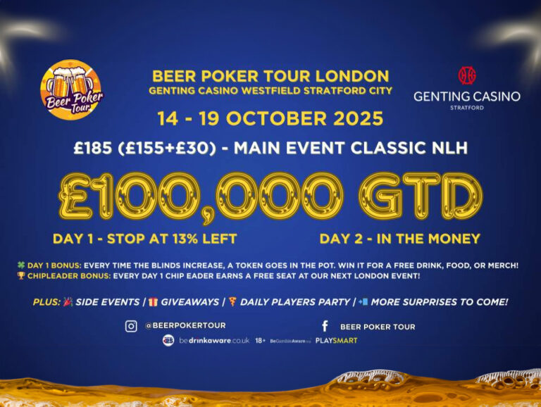 2025 Beer Poker Tour London October