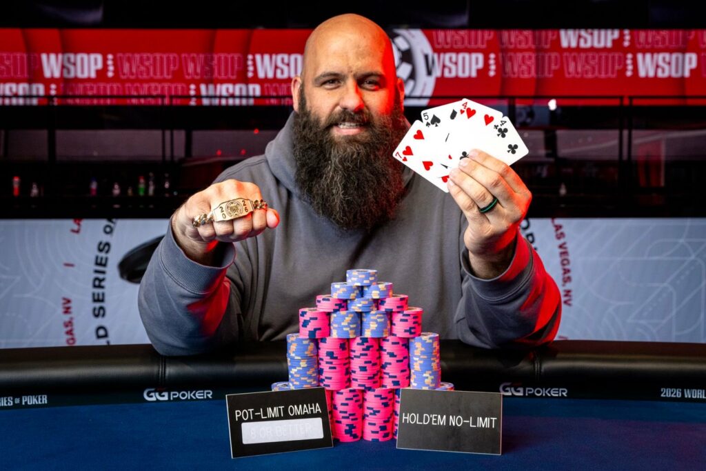 Brent Gregory 2026 WSOP Event #28: $600 Deepstack Mixed No-Limit Hold'em; Pot-Limit Omaha Bracelet Win