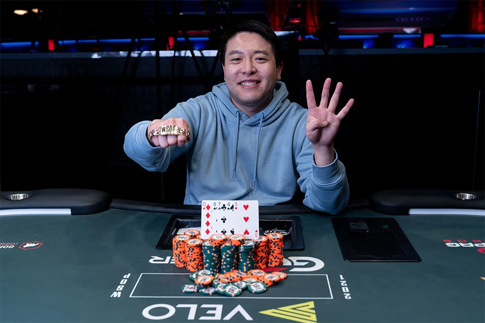 Brian Yoon Wins WSOP 2-7 Triple Draw Lowball Championship For His Fourth Bracelet