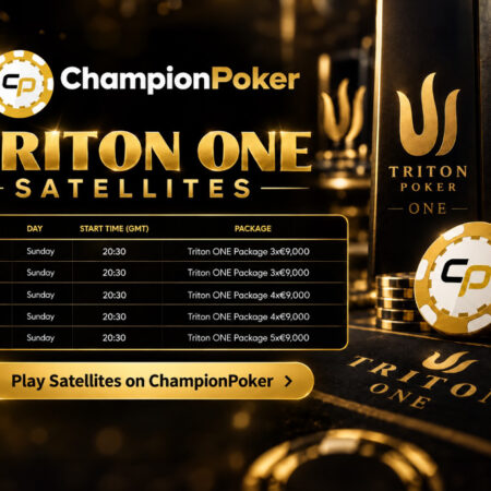 Win a €9,000 Triton ONE Package and More at ChampionPoker