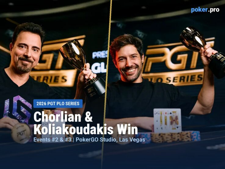 Robert Chorlian and Roussos Koliakoudakis Win at the 2026 PGT PLO Series