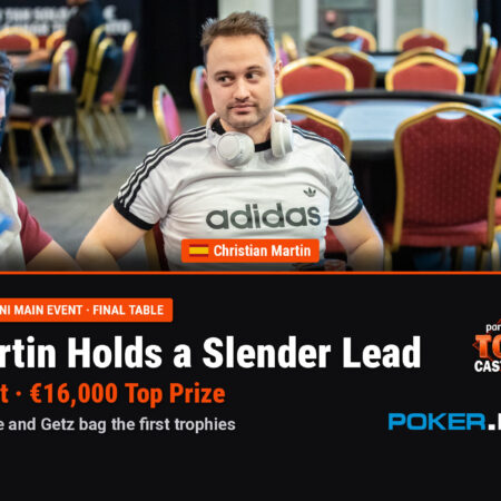 Christian Martin Holds Slender Lead into Mini Main Event Final Table; Matthew Wharrie and Robert Getz Bag First Trophies of PartyPoker Tour Castellon