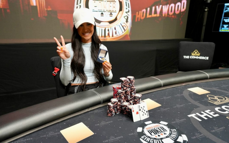 Christina Gollins, Known as Baby Shark, Wins Housewarming WSOPC Event for $105,444