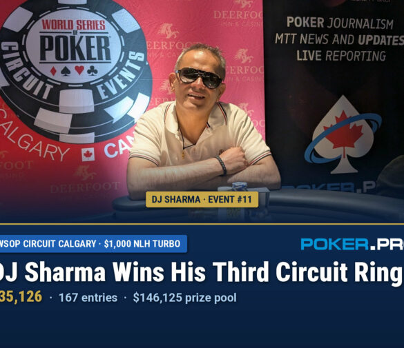 Sullivan & Sharma Dominate the $1ks; Crema is the Cream of the PKO at WSOP-C Calgary