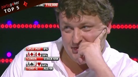 Top 5 Tony G on TILT! | Poker Legends