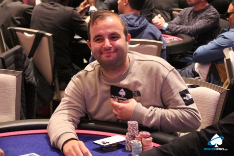 Kayhan Mokri Chipleading the €10