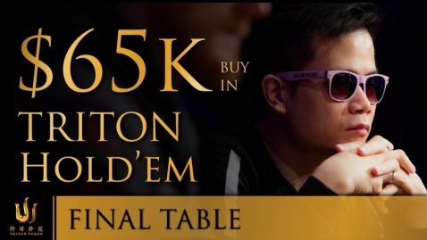 Triton Poker Series JEJU 2018 - Short Deck Ante-only $65K Buy-In