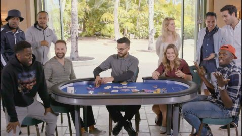 Kevin Hart Plays Usain Bolt at Challenge Poker Part 1