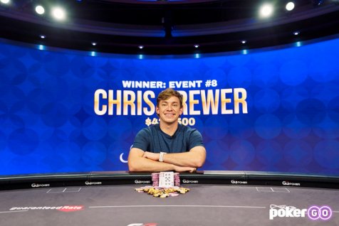 Chris Brewer Wins Event #8: $25