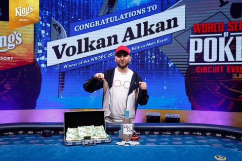 Volkan Alkan Wins WSOPC Main Event in Kings Casino