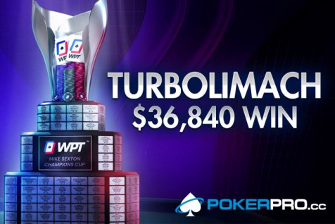 PokerPro.cc Member TurboLimach Wins WPTGlobal Welcome Event For $36