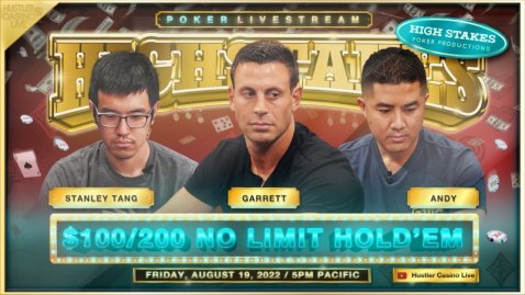 SUPER HIGH STAKES $100/200 - 20 Aug 2022 - w/ Garrett