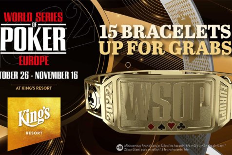 2022 World Series of Poker Europe Schedule Released