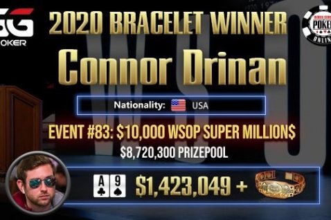 Drinan wins the last bracelet