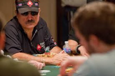Poker Etiquette - Brenes over celebrating Poker Hand