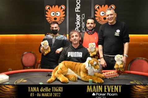Tana Delle Tigri Main Event in Nova Gorica Ends With a 4-way Deal