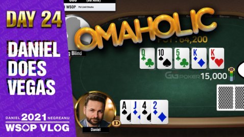 OMAHOLIC: ALL ABOUT the $10k POT LIMIT OMAHA - 2021 DNegs WSOP Poker VLOG Day 24