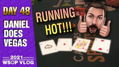 RUNNING HOT near the BUBBLE in PLO! - 2021 DNegs WSOP Poker VLOG Day 48
