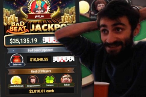 Poker Streamer Hits $35
