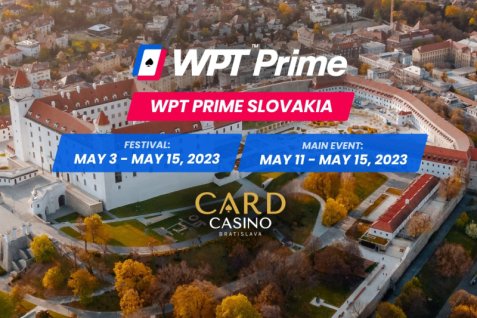 World Poker Tour Coming to Bratislava for the WPT Prime Slovakia