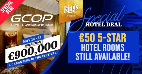 Lots of Cheap 5-Star Hotel Rooms Still Available for GCOP in Rozvadov