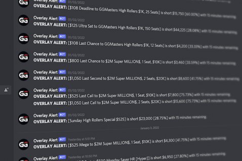 GGPoker Adds Tournament Overlay Notifications to Discord