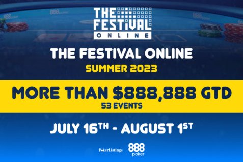 The Festival Online at 888Poker is Underway!