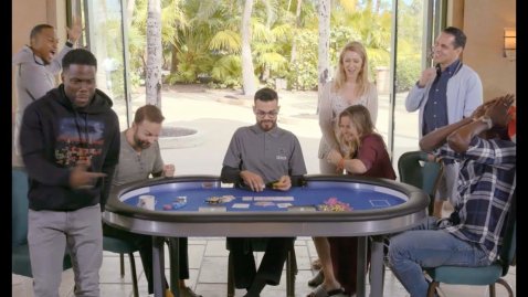 Kevin Hart Plays Usain Bolt at Challenge Poker Part 3