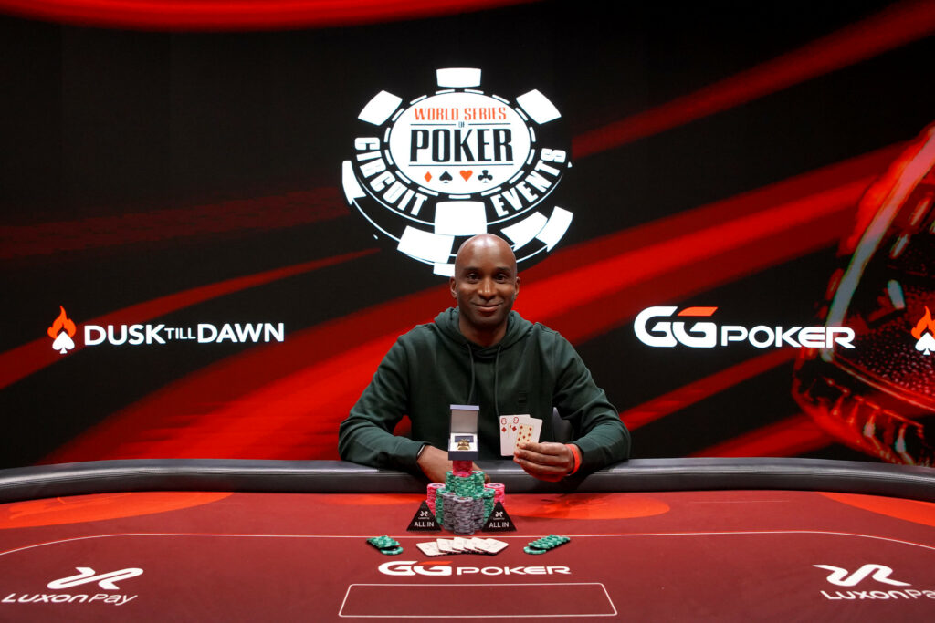 Francis Obadun 2025 WSOP Circuit Nottingham Dusk Till Dawn Winner