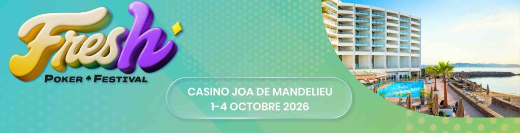 2026 Fresh Poker Festival Mandelieu Banner