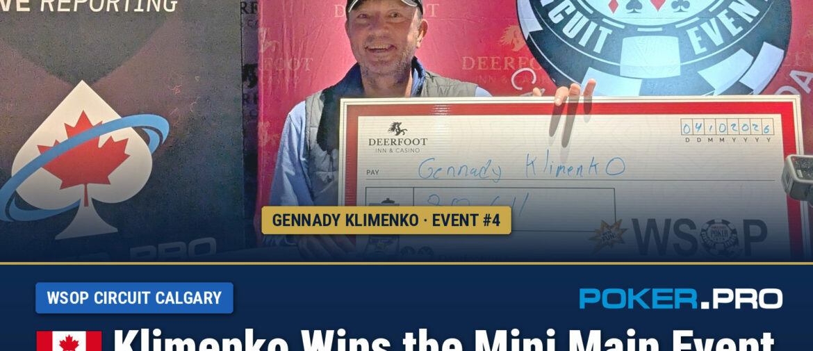 Massive Mini Main Headlines Big Weekend at WSOP Circuit Calgary