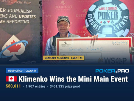Massive Mini Main Headlines Big Weekend at WSOP-C Calgary