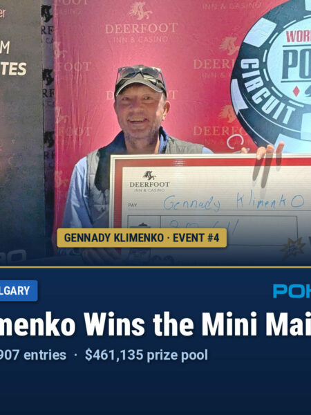 Massive Mini Main Headlines Big Weekend at WSOP Circuit Calgary