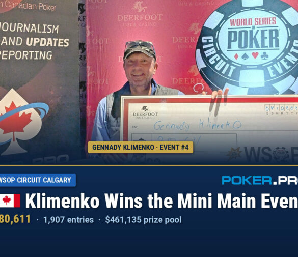 Massive Mini Main Headlines Big Weekend at WSOP Circuit Calgary