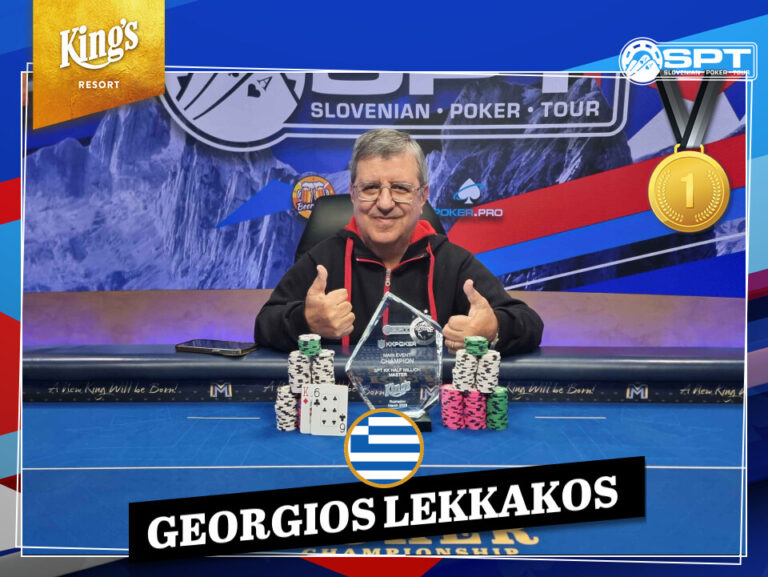 Georgios Lekkakos SPT Rozvadov Main Event Winner