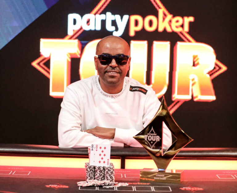 Getnet Kassa, winner of the 2025 PartyPoker Tour London Main Event.