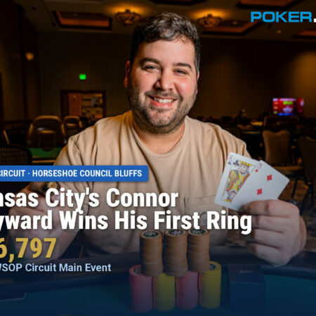 Connor Hayward Wins the Horseshoe Council Bluffs WSOP Circuit Main Event ($76,797)
