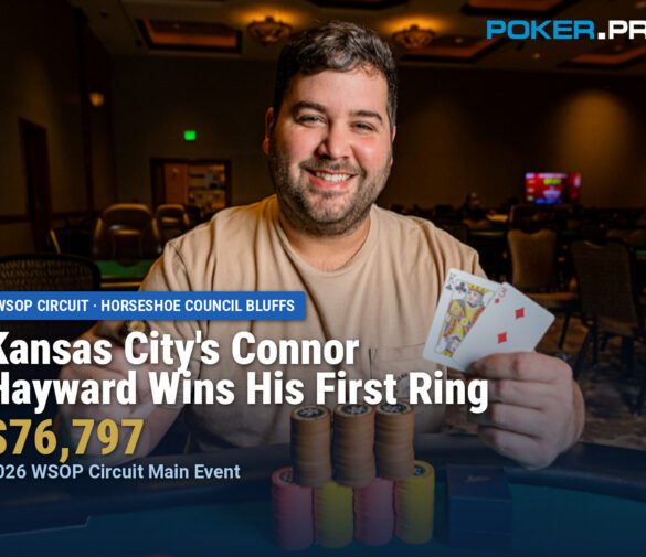 Connor Hayward Wins the Horseshoe Council Bluffs WSOP Circuit Main Event ($76,797)