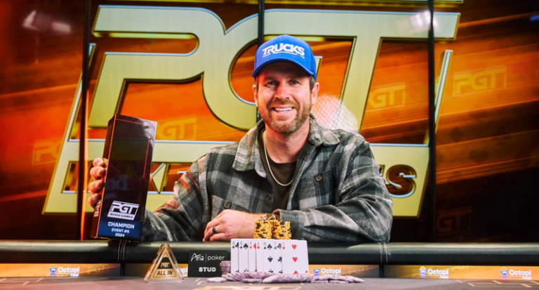 John Racener Wins First PGT Title in Event #5: $10,200 Triple Stud Mix ($151,200)
