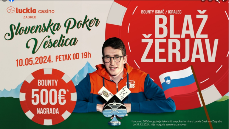 A Special Night in Luckia Casino Zagreb with a Bounty on Blaz Zerjav