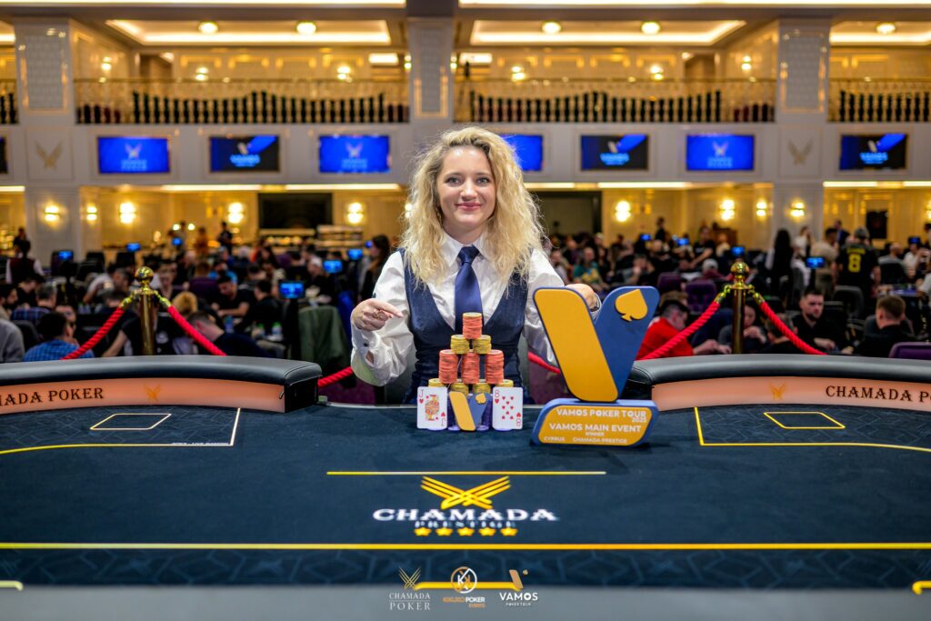 Ioana Apostol 2025 Vamos Poker Tour Cyprus Finale Winner