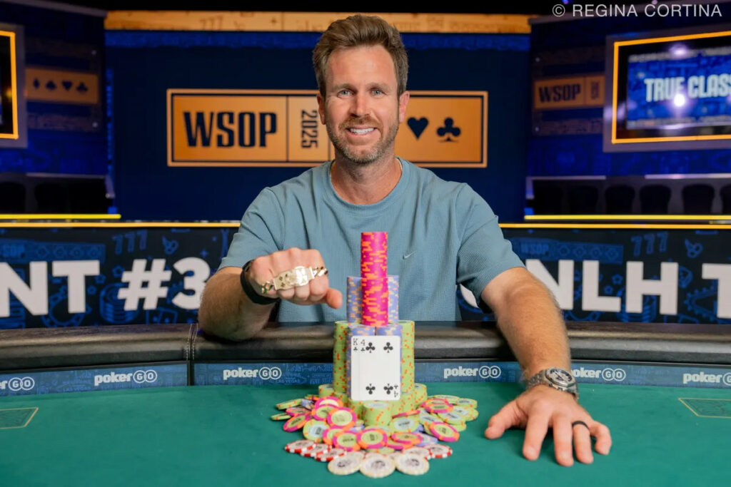 John Racener 2025 WSOP  	Event #34: $1,500 Super Turbo Bounty Bracelet Winner
