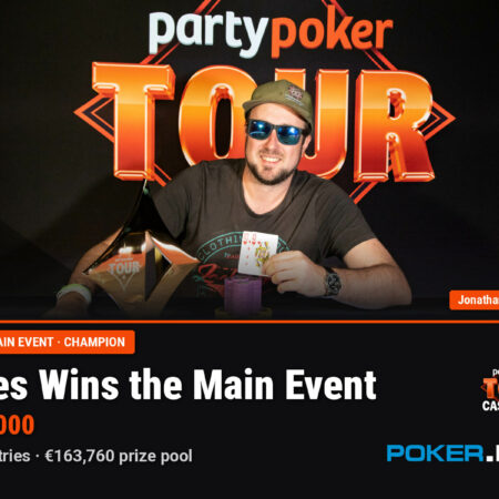 Jonathan Rees Lands Career-Best Score with PartyPoker Tour Castellón Main Event Win (€30,000)