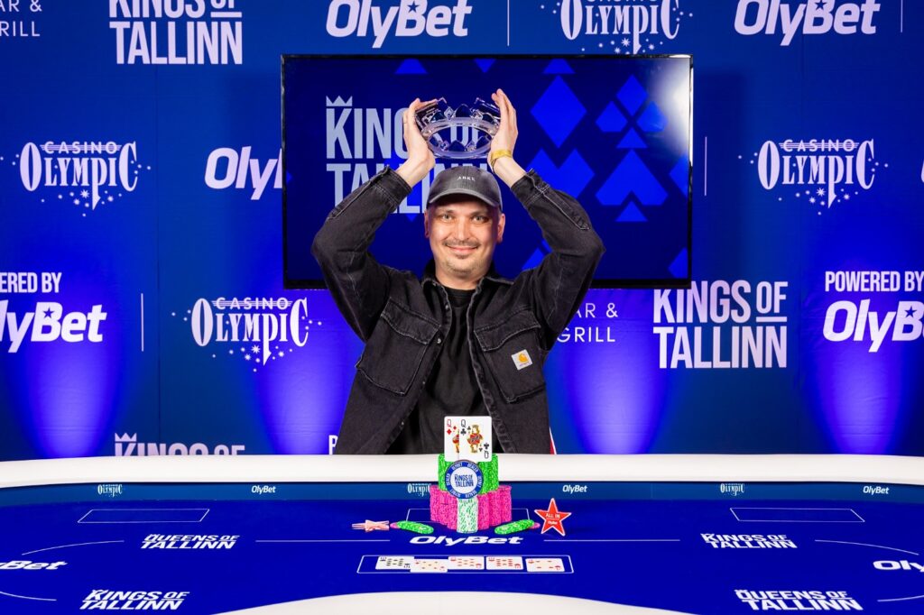 Kaspars Butans 2025 Kings of Tallinn Main Event Winner