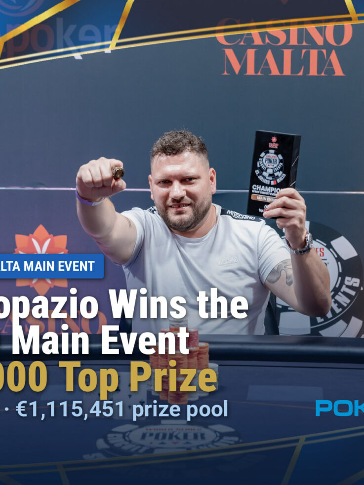 Luca Topazio Wins First-Ever WSOP Circuit Malta Main Event for €200,000