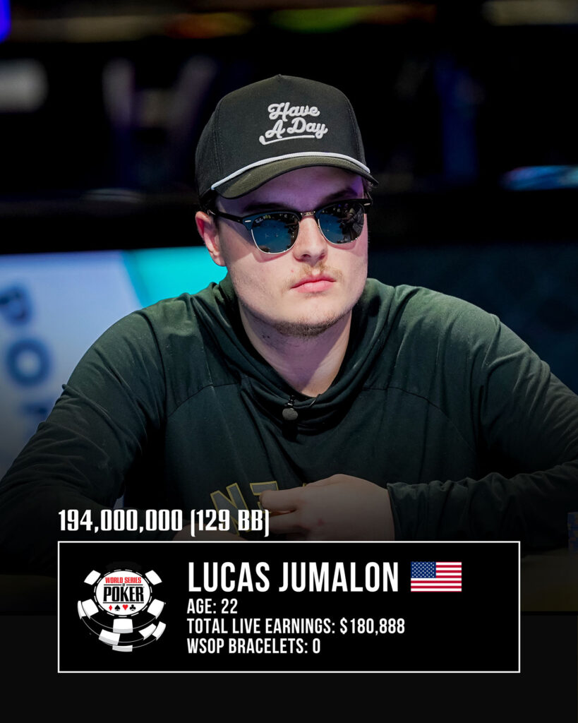 Lucas Jumalon 2026 WSOP