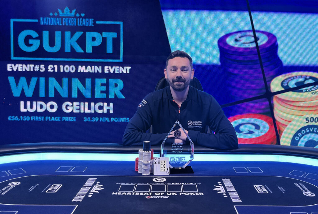 Scottish Pro Ludovic Geilich Clinches Victory at GUKPT Blackpool