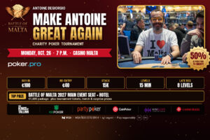 Join the Make Antoine Great Again Charity Poker Tournament at Casino Malta